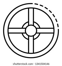 Pool equipment icon. Outline pool equipment vector icon for web design isolated on white background