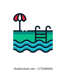Iconos de contorno rellenados por el grupo. Ilustración vectorial. Trazo editable. Icono aislado adecuado para web, infografías, interfaz y aplicaciones.