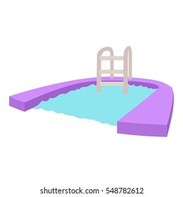Pool icon. Cartoon illustration of pool vector icon for web