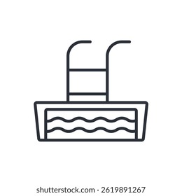 pool icon collection .design style with background