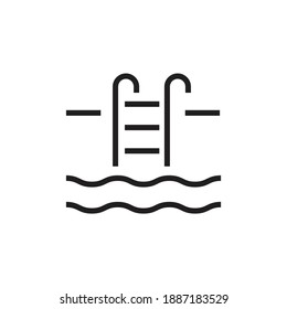 Pool icon design. vector illustration