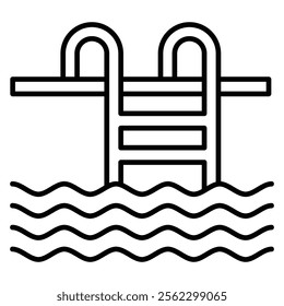 Pool Icon Element For Design