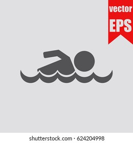 Pool icon info graphic isolated.Vector illustration.