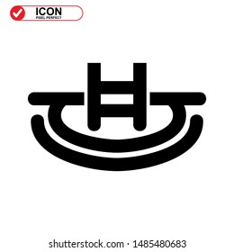 
Pool icon isolated sign symbol vector illustration - high quality black style vector icons
