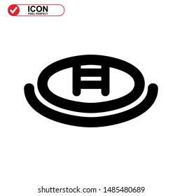 
Pool icon isolated sign symbol vector illustration - high quality black style vector icons
