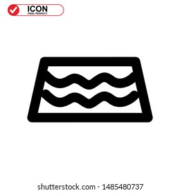
Pool icon isolated sign symbol vector illustration - high quality black style vector icons
