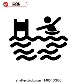 
Pool icon isolated sign symbol vector illustration - high quality black style vector icons
