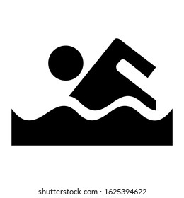 pool icon or logo isolated sign symbol vector illustration - high quality black style vector icons
