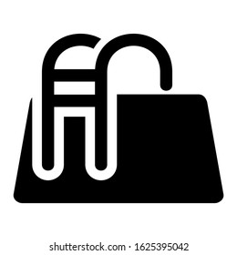 pool icon or logo isolated sign symbol vector illustration - high quality black style vector icons
