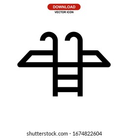 Icono de grupo o logotipo símbolo de signo aislado ilustración vectorial - iconos vectoriales de estilo negro de alta calidad
