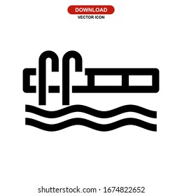 Icono de grupo o logotipo símbolo de signo aislado ilustración vectorial - iconos vectoriales de estilo negro de alta calidad
