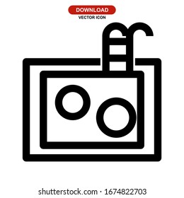 pool icon or logo isolated sign symbol vector illustration - high quality black style vector icons
