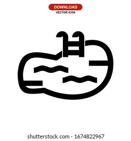 Icono de grupo o logotipo símbolo de signo aislado ilustración vectorial - iconos vectoriales de estilo negro de alta calidad
