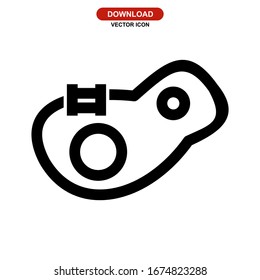 Icono de grupo o logotipo símbolo de signo aislado ilustración vectorial - iconos vectoriales de estilo negro de alta calidad
