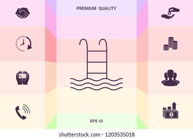 Pool icon symbol