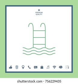 Pool icon  symbol