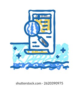 pool inspection services doodle icon sketch vector. pool inspection services sign. isolated symbol illustration