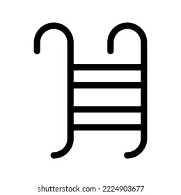 Pool Ladder Icon Vector Symbol Design Illustration