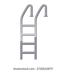 Pool ladder vector isolated illustration