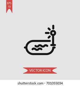 Pool lighting vector icon illustration symbol