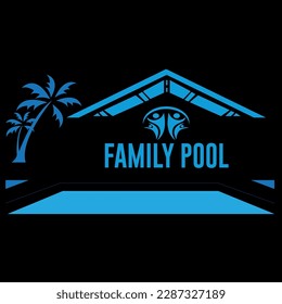 Pool Logo family pool logo