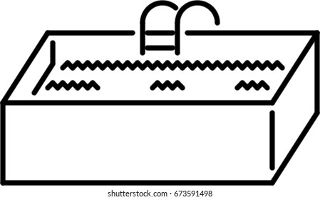 pool outline icon