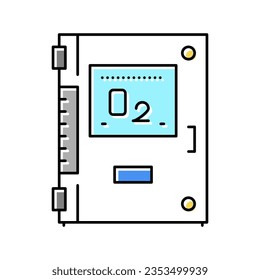 pool ozonator color icon vector. pool ozonator sign. isolated symbol illustration