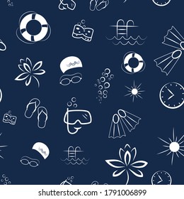 Poolmuster: ideal für Tapete, Hintergründe, Geschenk, Musterdesign, Verpackungsdesign.