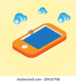 pool phone