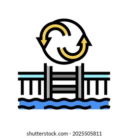 vector de icono de color de servicios de remodelado de grupo. signo de servicios de remodelación de grupo. ilustración de símbolo aislado