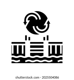 pool remodeling services glyph icon vector. pool remodeling services sign. isolated contour symbol black illustration