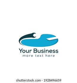Pool repair fix logo icon