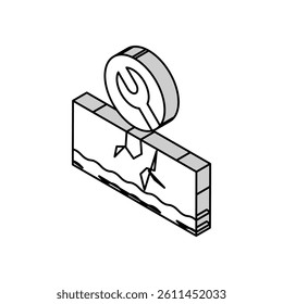 pool repair services isometric icon vector. pool repair services sign. isolated symbol illustration