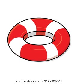 pool rubber ring, life saver, swimming ring, lifebuoy ring swimming, lifebouy vector icon logo design illustration