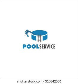 Pool Service Logo