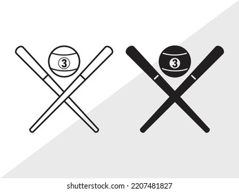 Pool SVG Printable Vector Illustration