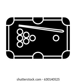 Pool Table Icon Stock Vector (Royalty Free) 630140525 | Shutterstock