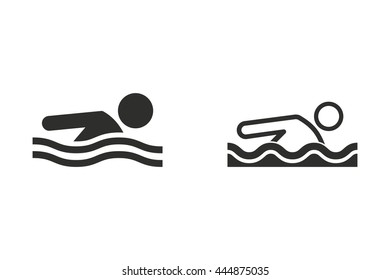 Pool vector icon. Illustration isolated on white background for graphic and web design.