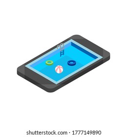 Pool Vector Image Design Icon