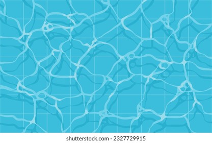 pool water ripples texture flat design