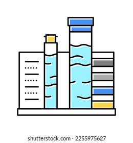 pool water testing and balancing color icon vector. pool water testing and balancing sign. isolated symbol illustration