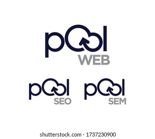 Pool Web Seo Sem Google Adwords Web Logo