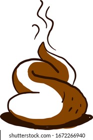 Dibujo, ilustración, vector sobre fondo blanco.