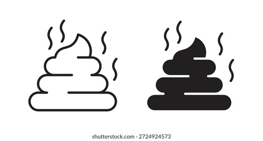 Icono de pop plano y colección de trazo para ui ux trabajo.