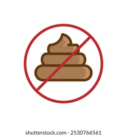 Icono de caca Vector de signo simple