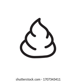Icono De Poop En El Vector De Diseño De Moda Eps 10