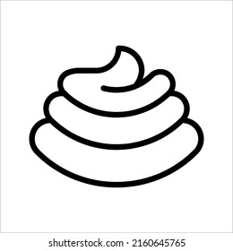 Poop Icon Trendy Design Vector Illustration Stock Vector (Royalty Free ...