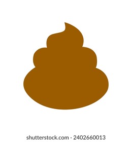 Poop icon vector illustration template