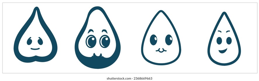 poop icons flat minimal elements pack