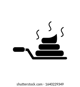 Poop, shovel icon. Simple elements of animals store icons for ui and ux, website or mobile application